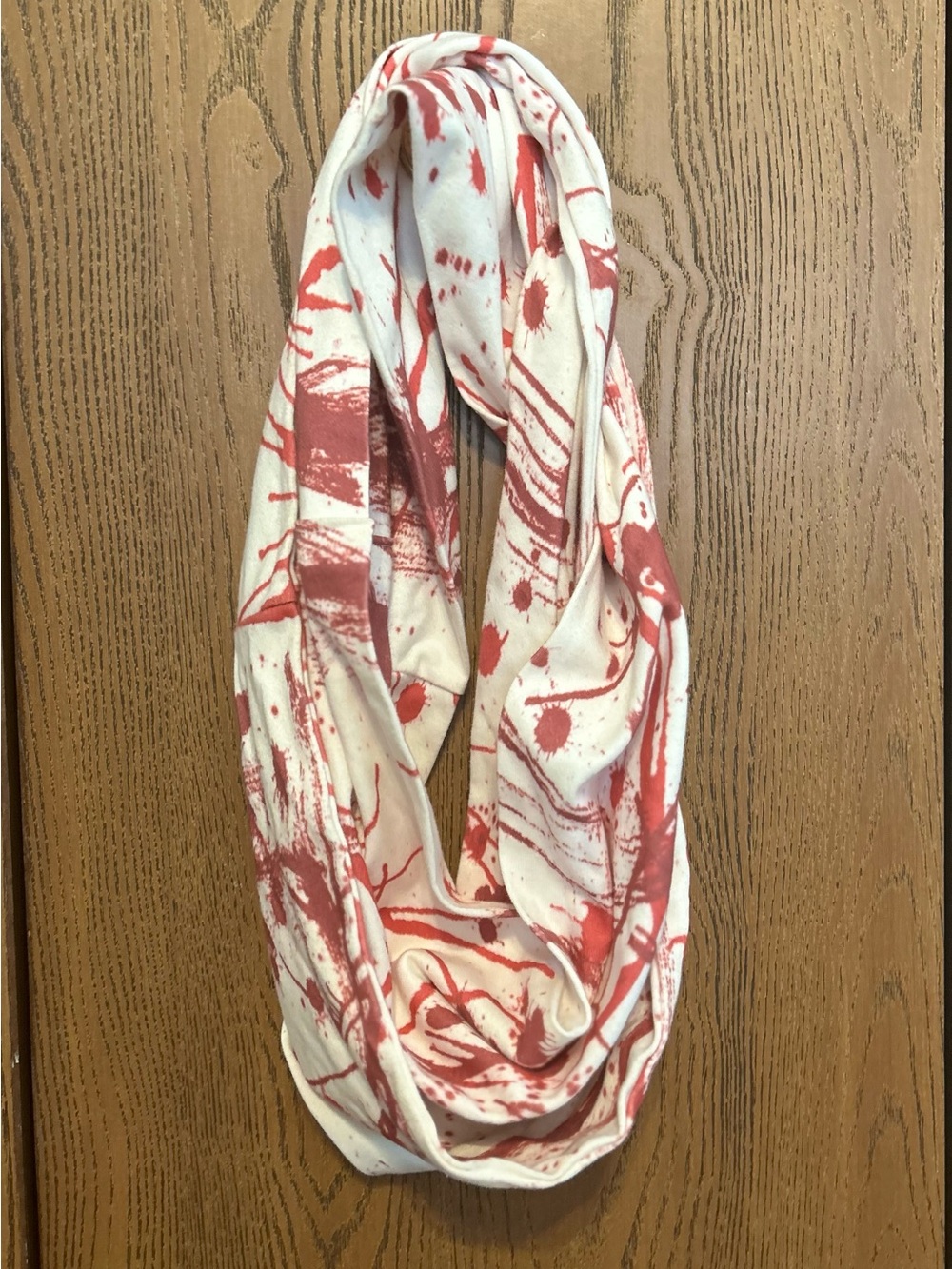 Blood Splatter Infinity Scarf